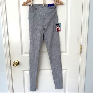 Joy Lab Heather Gray Mini Stripe Legging